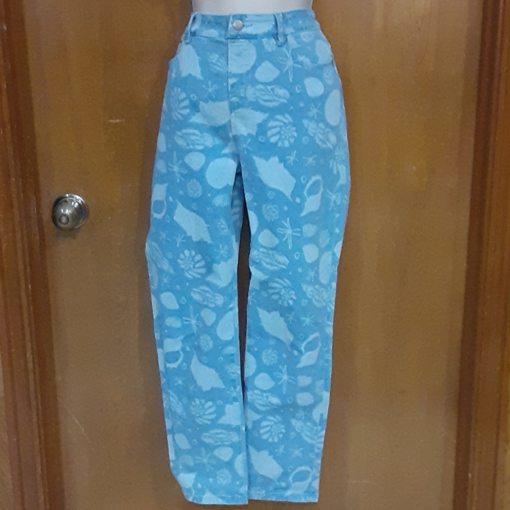 SOFT SURROUNDINGS SHELLS PRINTS JEANS
